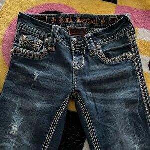 Rock Revival Women's Dark Blue Skinny Jeans